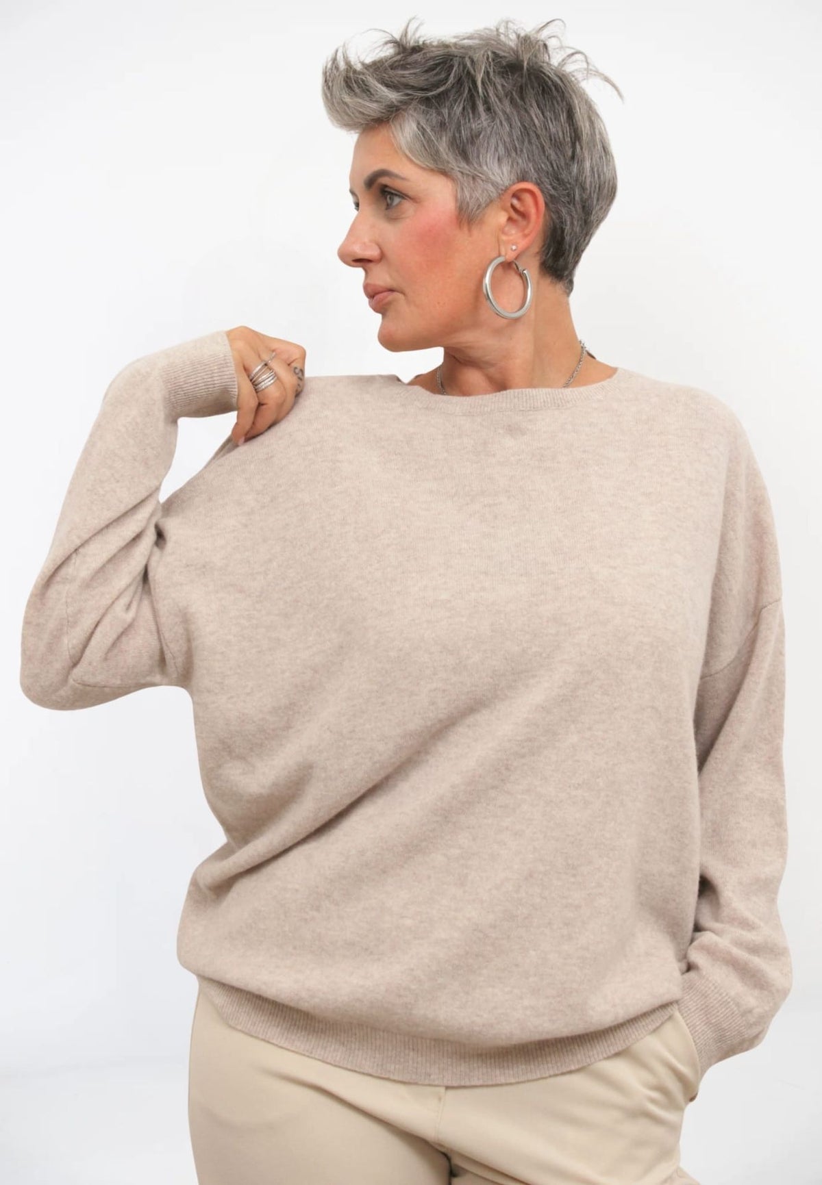 Maglione in Lana Girocollo