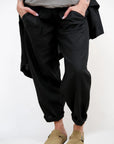 Pantalone Carrot Lino