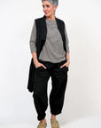 Pantalone Carrot Lino