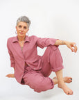 Pantalone Carrot Lino
