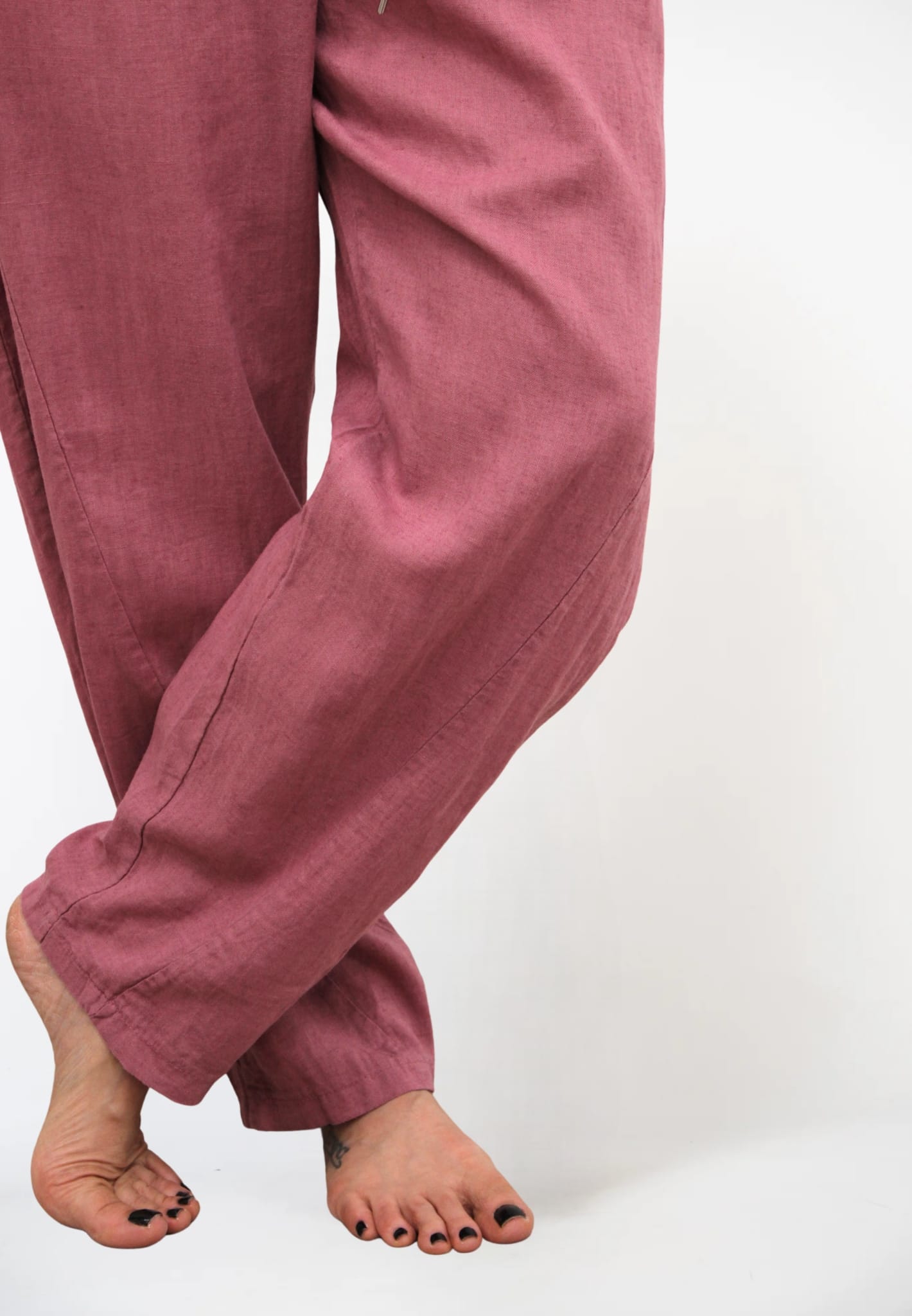 Pantalone Carrot Lino