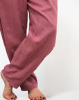 Pantalone Carrot Lino