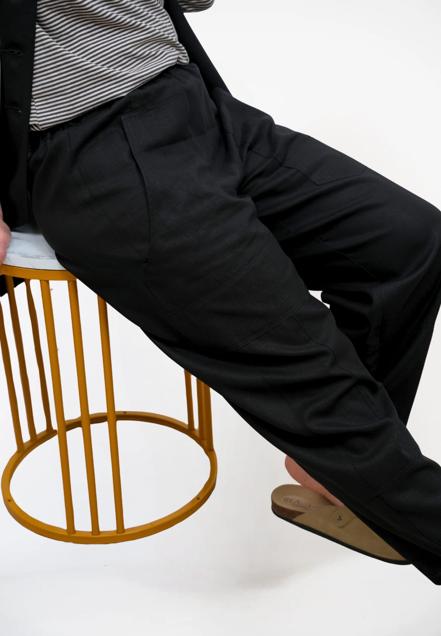 Pantalone Carrot Lino