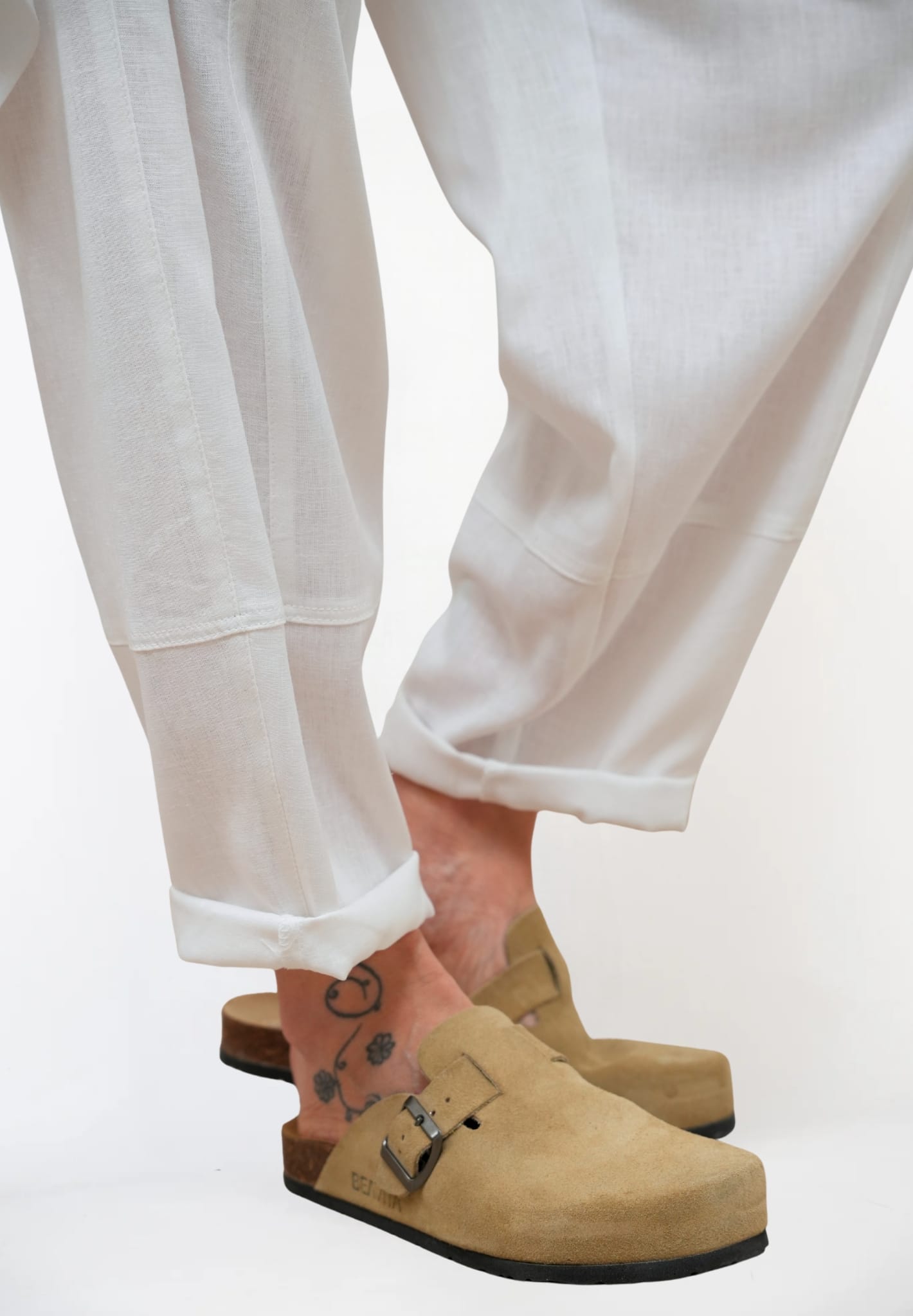 Pantalone Carrot Lino