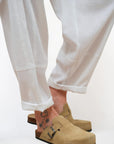 Pantalone Carrot Lino