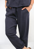 Pantalone Carrot Lino