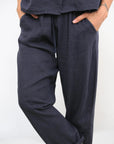 Pantalone Carrot Lino