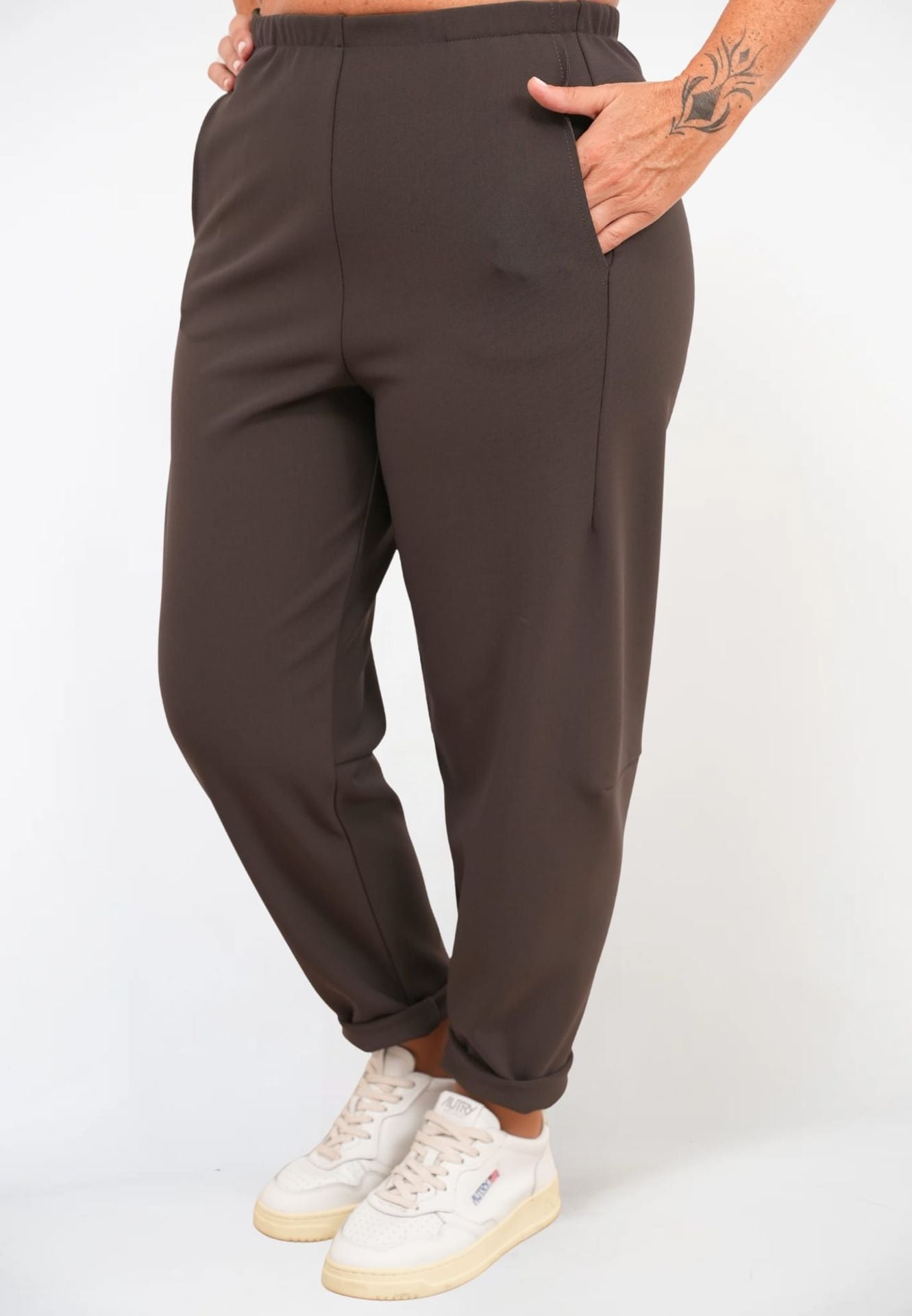 Pantalone Carrot Crepe
