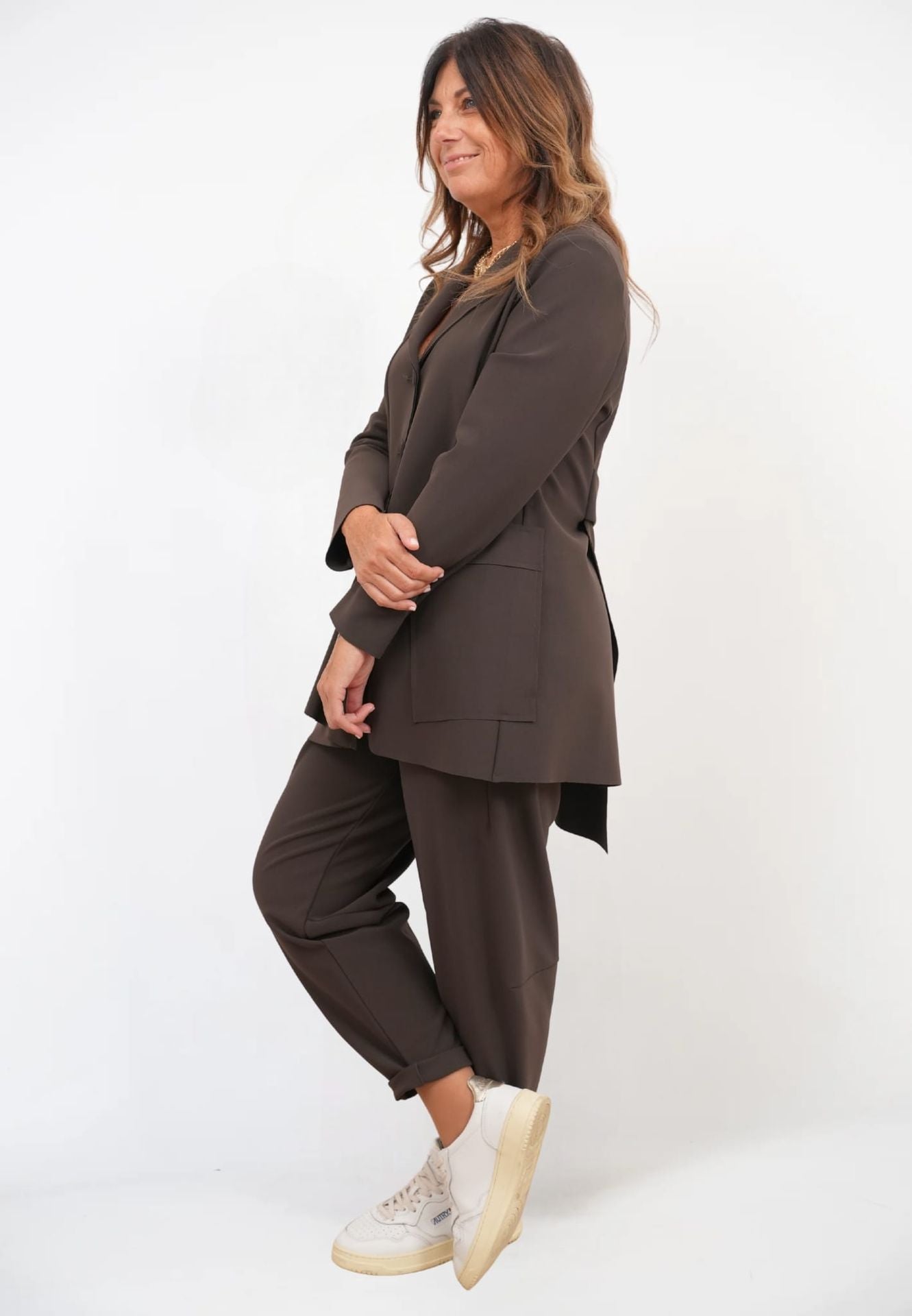Pantalone Carrot Crepe