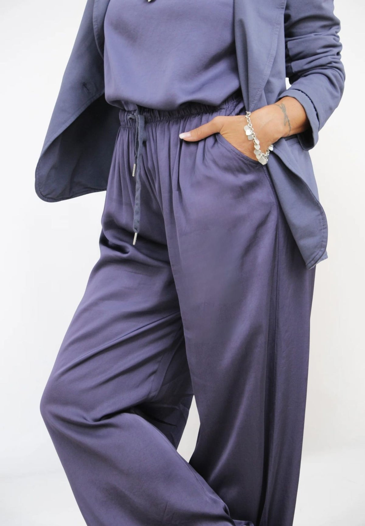 Pantalone Palazzo Satin
