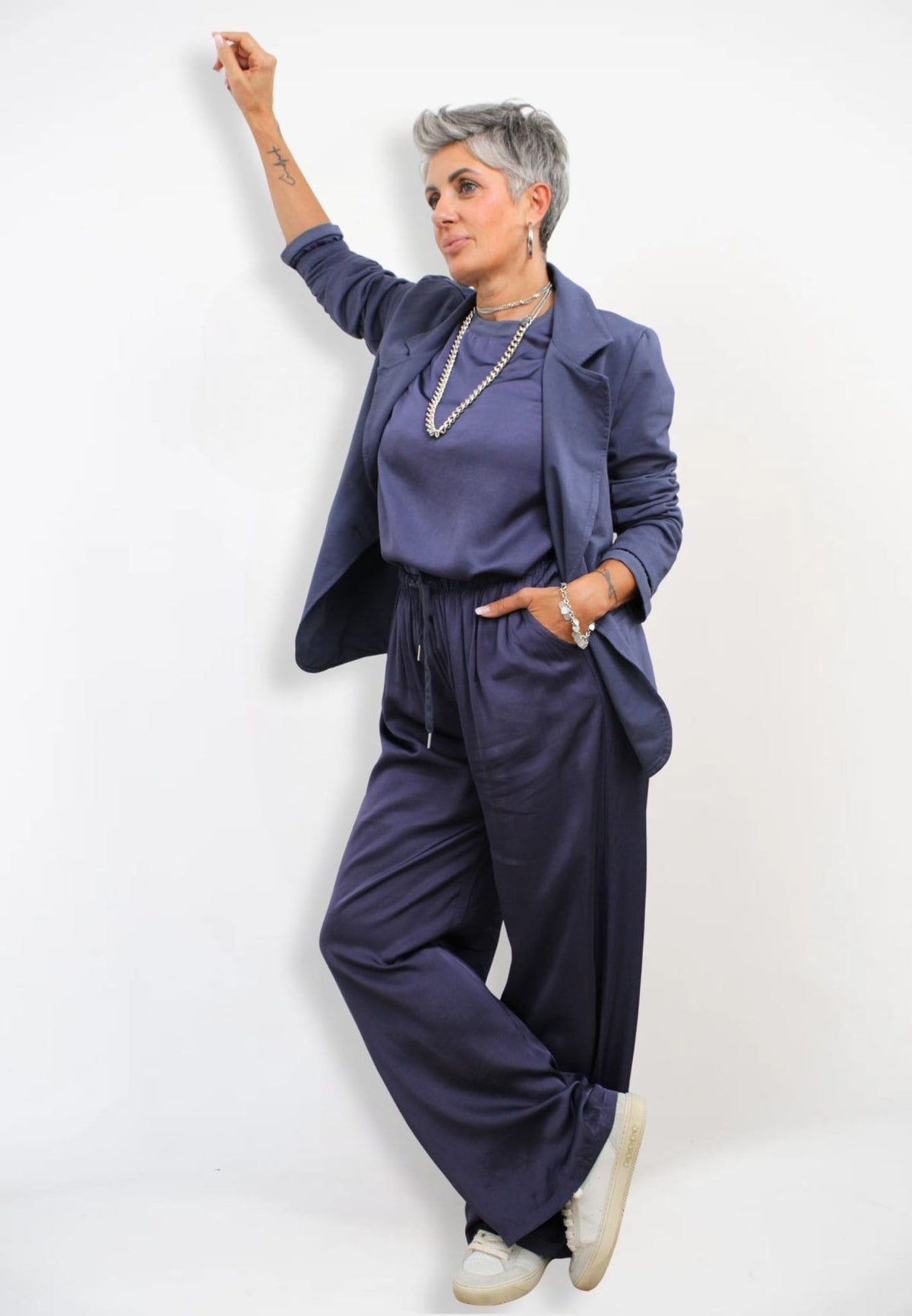 Pantalone Palazzo Satin