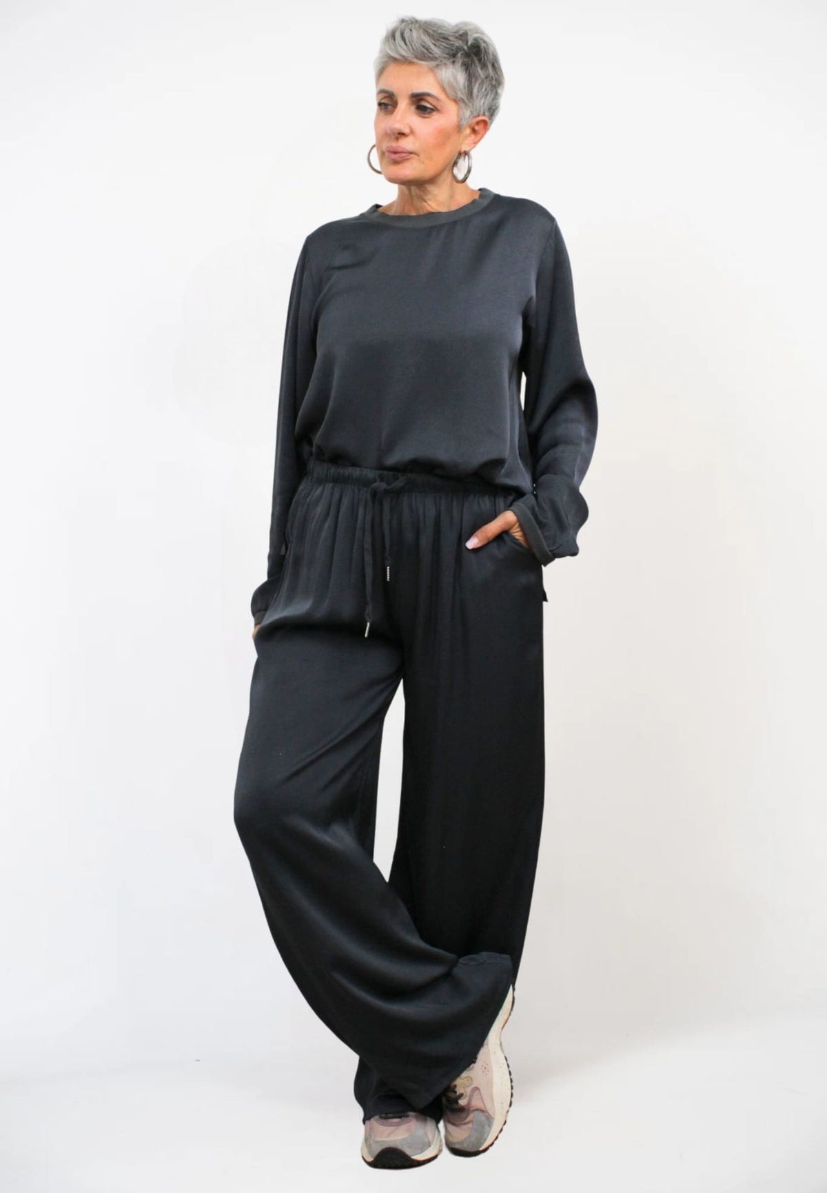 Pantalone Palazzo Satin