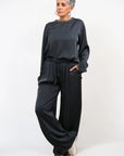 Pantalone Palazzo Satin