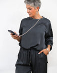 Pantalone Palazzo Satin