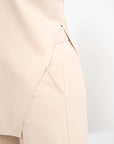 Pantalone Palazzo Zip Crepe