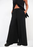 Pantalone Palazzo Zip Crepe