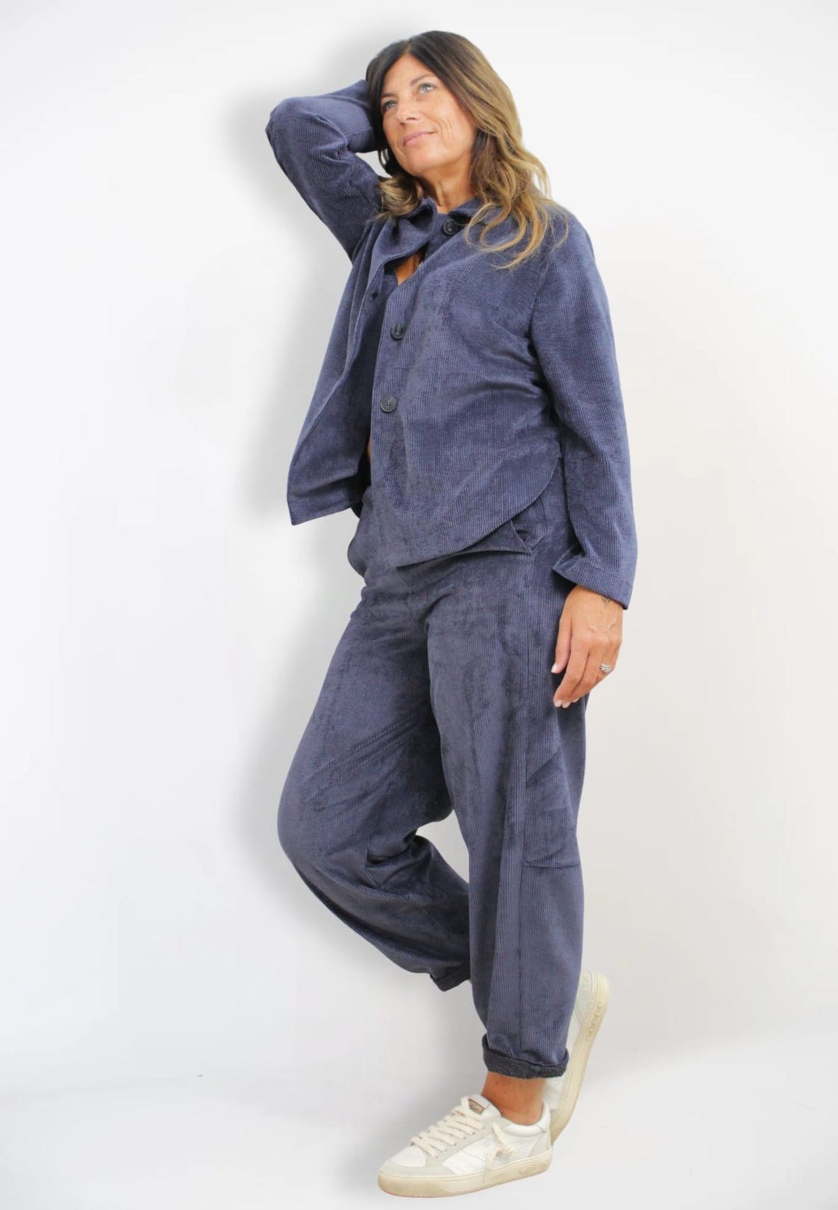 Pantalone Velluto Carrot