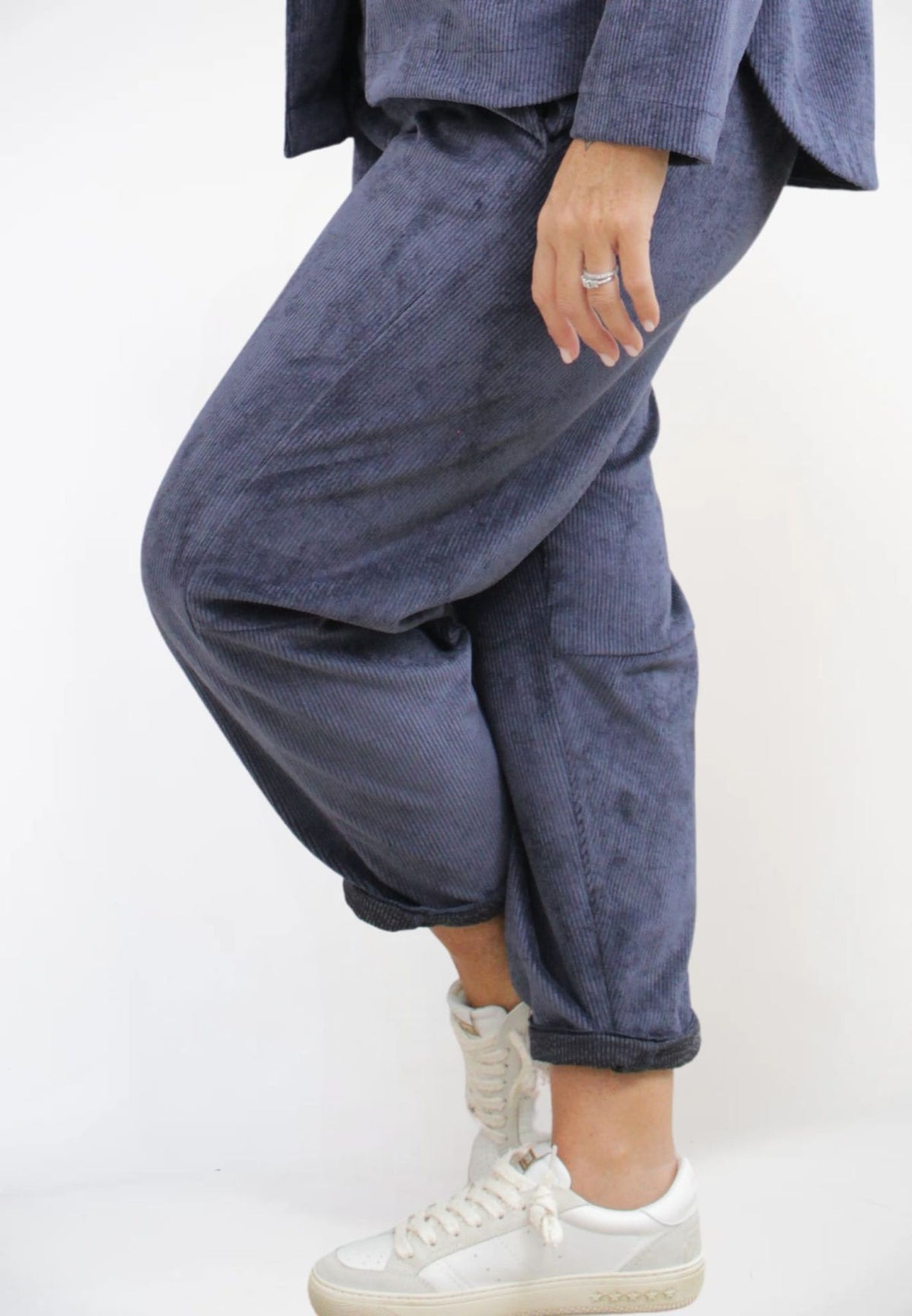 Pantalone Velluto Carrot