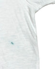 Maglia a Scatola a Scollo a V Bianco V3