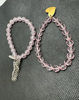 Transparent pink Emilie bracelet