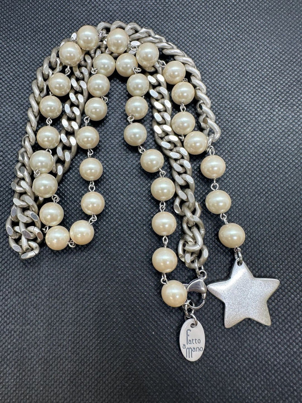 Collana Cèline - silver - perla