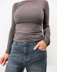 Micro Cashmere Girocollo