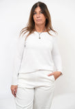Maglia Taglio Vivo Bianco T.U