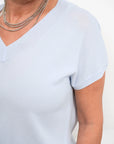 Maglia Scollo a V Fine