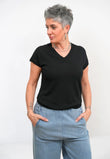 Maglia Scollo a V Fine