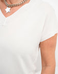 Maglia Scollo a V Fine
