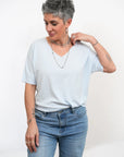 Maglia Scollo V Nuvola