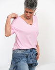 Maglia Scollo V Nuvola