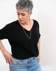 Maglia Scollo V Nuvola