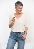 Maglia Scollo V Nuvola