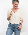 Maglia Scollo V Nuvola