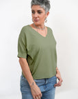 Maglia Scollo V Nuvola