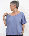 Maglia a Scatola a Scollo a V