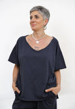 Maglia a Scatola a Scollo a V