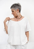 Maglia a Scatola a Scollo a V