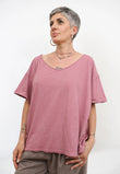 Maglia a Scatola a Scollo a V