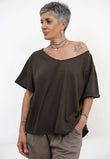 Maglia a Scatola a Scollo a V