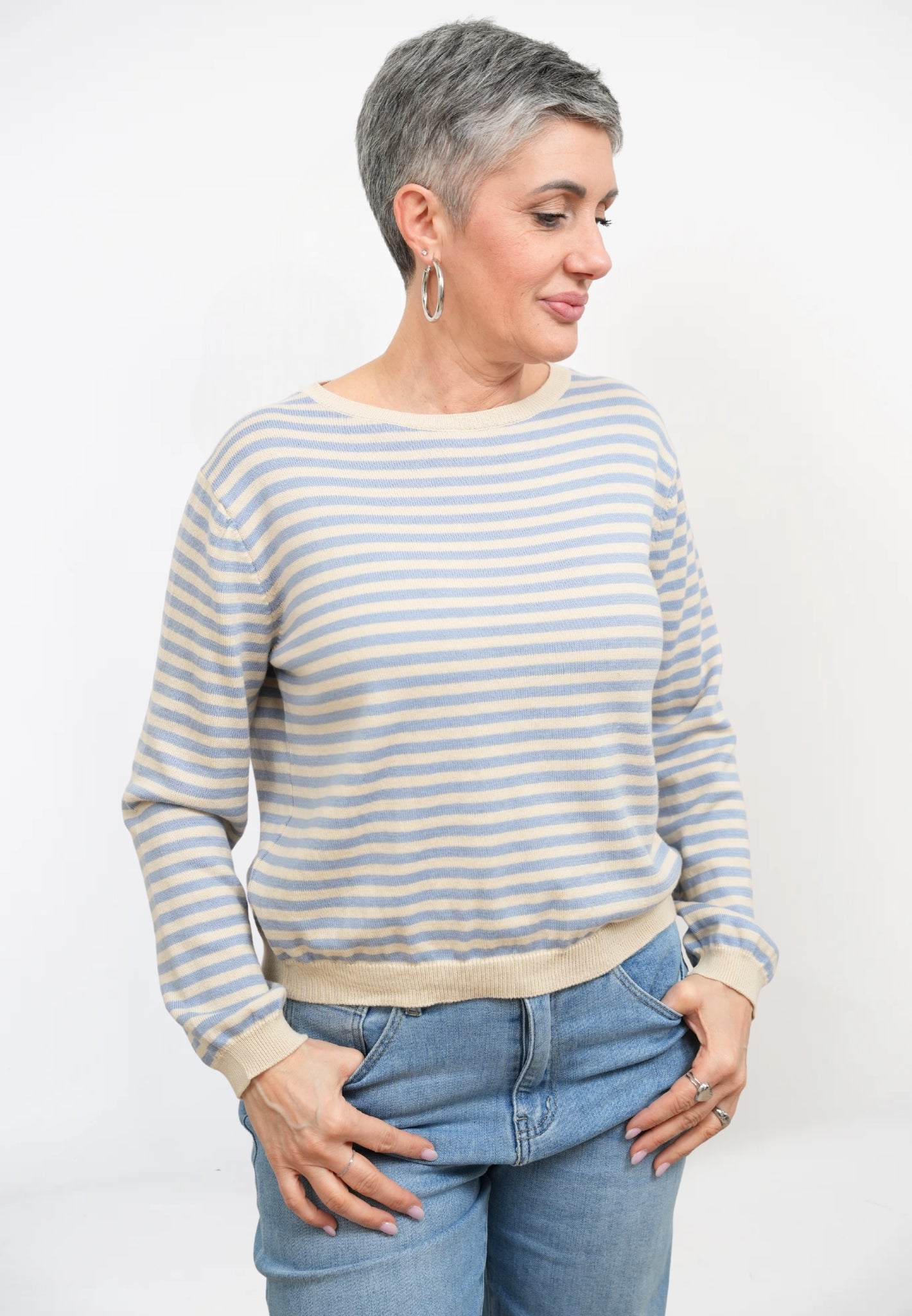 Maglione Donna Righe