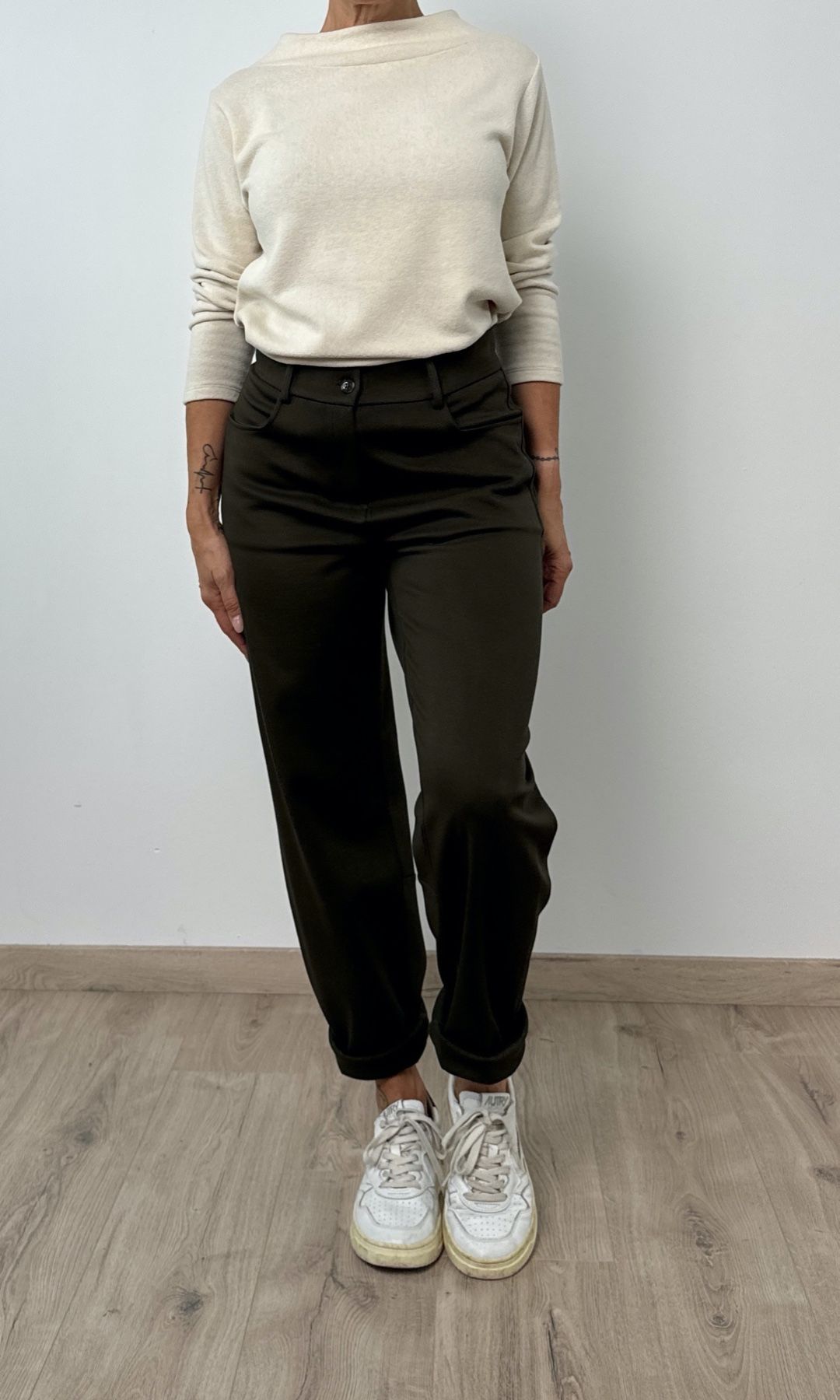 Carrot zip trousers Lipari